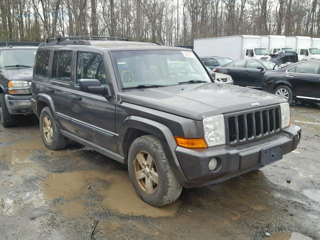1J8HG48K06C271605 - 2006 JEEP COMMANDER GRAY photo 1