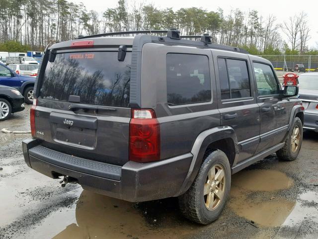 1J8HG48K06C271605 - 2006 JEEP COMMANDER GRAY photo 4