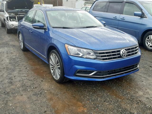 1VWBT7A39HC052767 - 2017 VOLKSWAGEN PASSAT SE BLUE photo 1