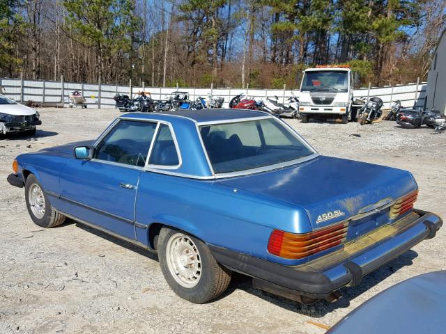 10704412044302 - 1978 MERCEDES-BENZ 450SL BLUE photo 3