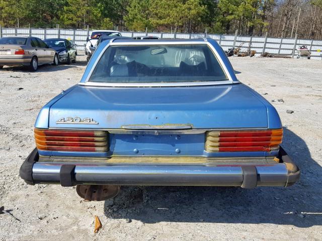 10704412044302 - 1978 MERCEDES-BENZ 450SL BLUE photo 6