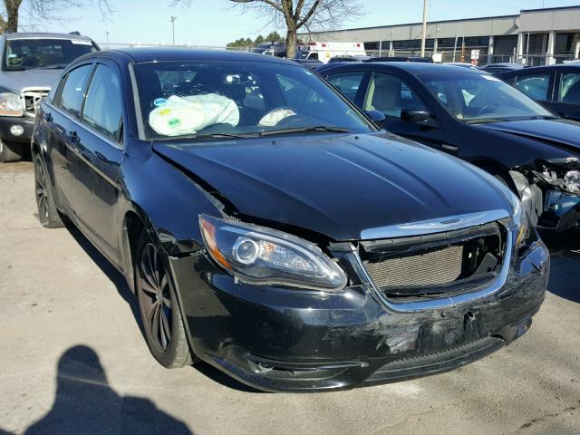 1C3CCBCG8DN571452 - 2013 CHRYSLER 200 LIMITE BLACK photo 1