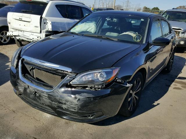 1C3CCBCG8DN571452 - 2013 CHRYSLER 200 LIMITE BLACK photo 2