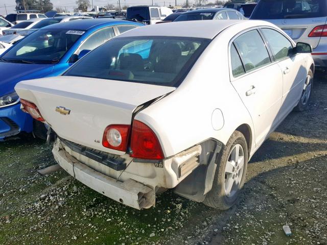 1G1ZG57B68F193568 - 2008 CHEVROLET MALIBU LS 白色 照片 4