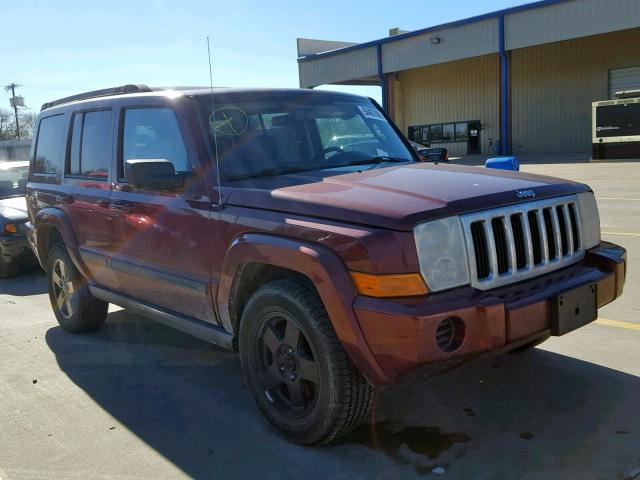 1J8HG48K57C598423 - 2007 JEEP COMMANDER Qırmızı foto 1