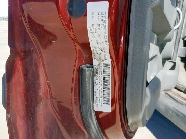 1J8HG48K57C598423 - 2007 JEEP COMMANDER Qırmızı foto 10