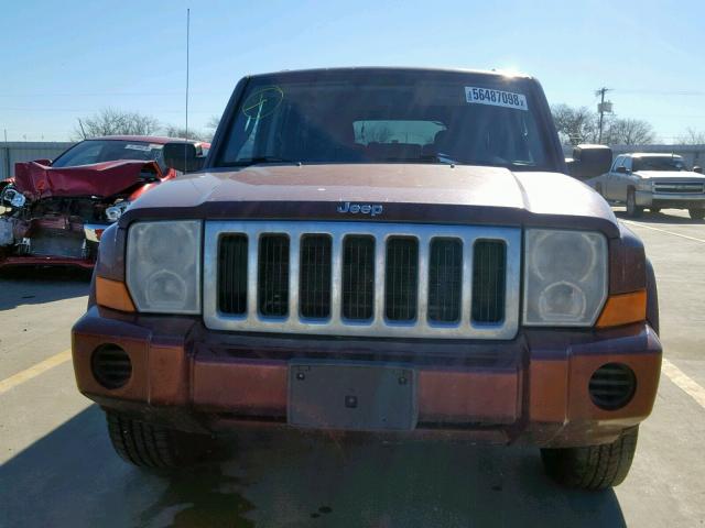 1J8HG48K57C598423 - 2007 JEEP COMMANDER Qırmızı foto 7