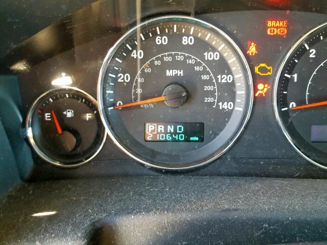 1J8HG48K57C598423 - 2007 JEEP COMMANDER Qırmızı foto 8