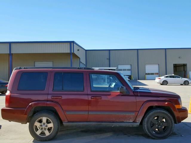 1J8HG48K57C598423 - 2007 JEEP COMMANDER Qırmızı foto 9