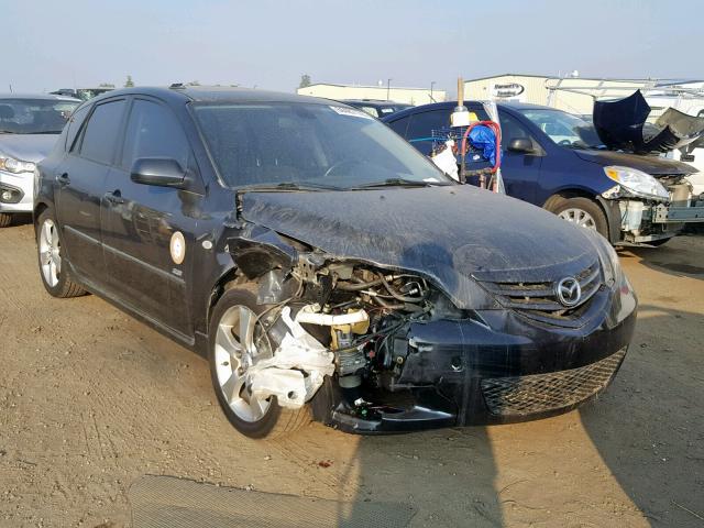 JM1BK344861405365 - 2006 MAZDA 3 HATCHBAC BLACK photo 1