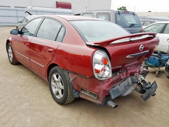 1N4BL11DX5C166402 - 2005 NISSAN ALTIMA SE RED photo 3