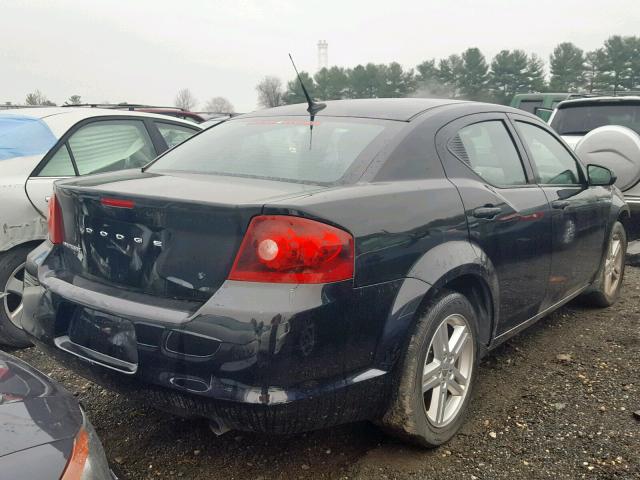 1B3BD1FB6BN621651 - 2011 DODGE AVENGER MA BLACK photo 4