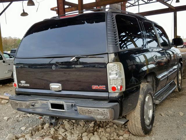 1GKEC13Z74R312450 - 2004 GMC YUKON BLACK photo 4