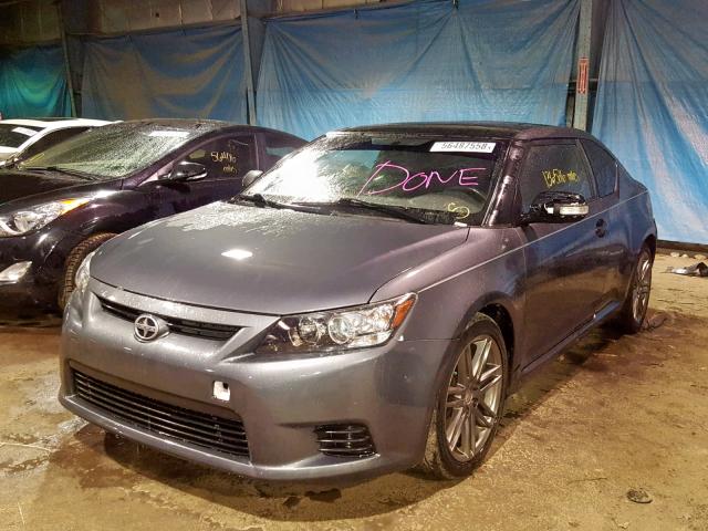 JTKJF5C77B3021754 - 2011 TOYOTA SCION TC 灰色 照片 2