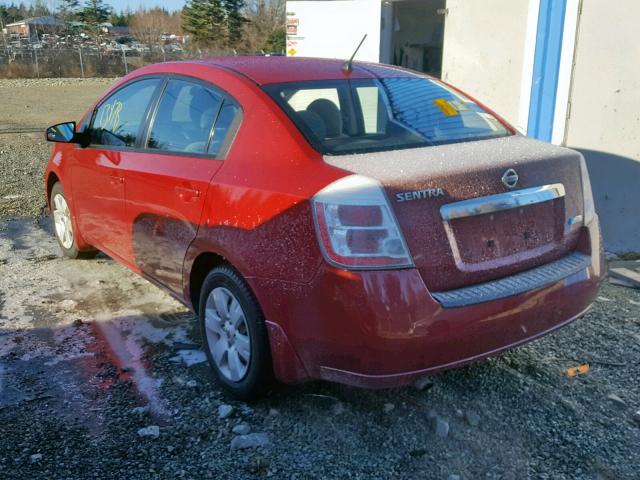 3N1AB6AP5AL701119 - 2010 NISSAN SENTRA 2.0 RED photo 3