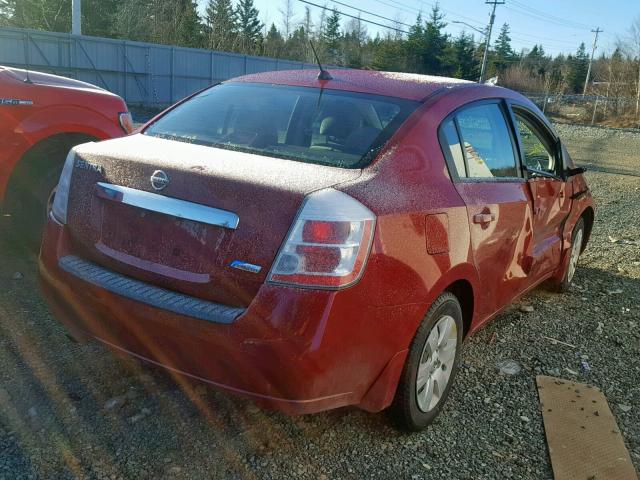 3N1AB6AP5AL701119 - 2010 NISSAN SENTRA 2.0 RED photo 4