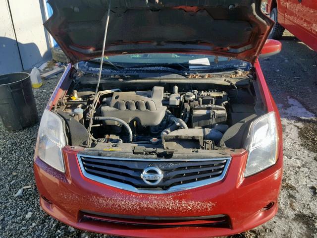 3N1AB6AP5AL701119 - 2010 NISSAN SENTRA 2.0 RED photo 7