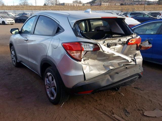 3CZRU6H71GM757328 - 2016 HONDA HR-V EXL SILVER photo 3