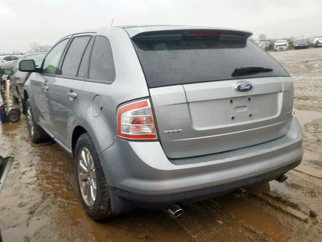 2FMDK38C97BB25787 - 2007 FORD EDGE SEL SILVER photo 3