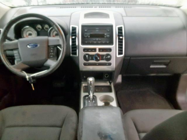 2FMDK38C97BB25787 - 2007 FORD EDGE SEL SILVER photo 9