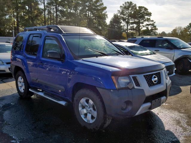 5N1AN0NU8DN812426 - 2013 NISSAN XTERRA X BLUE photo 1