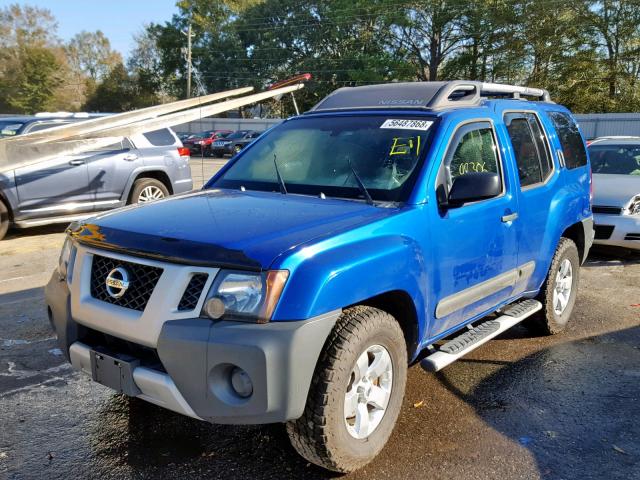 5N1AN0NU8DN812426 - 2013 NISSAN XTERRA X BLUE photo 2