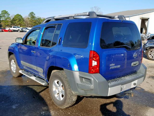 5N1AN0NU8DN812426 - 2013 NISSAN XTERRA X BLUE photo 3