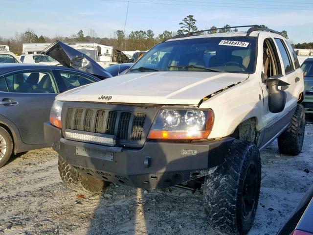 1J4GW48S94C378357 - 2004 JEEP GRAND CHER WHITE photo 2