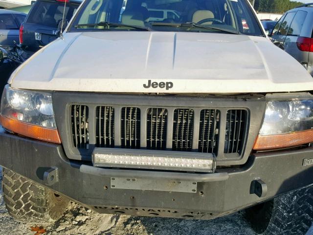 1J4GW48S94C378357 - 2004 JEEP GRAND CHER WHITE photo 7