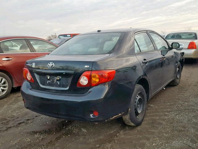 2T1BU4EE3AC532343 - 2010 TOYOTA COROLLA BA BLACK photo 4