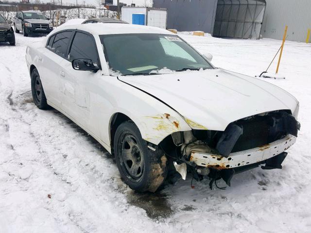 2C3CDXAG1CH110288 - 2012 DODGE CHARGER PO WHITE photo 1