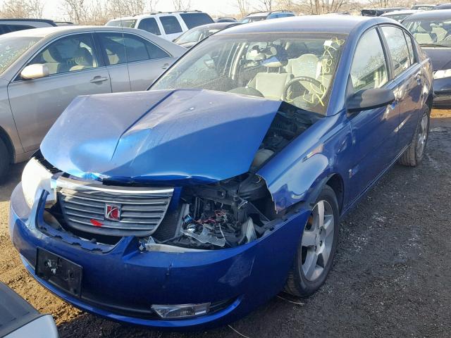1G8AL55F46Z122896 - 2006 SATURN ION LEVEL BLUE photo 2