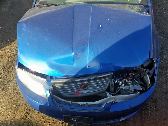 1G8AL55F46Z122896 - 2006 SATURN ION LEVEL BLUE photo 7