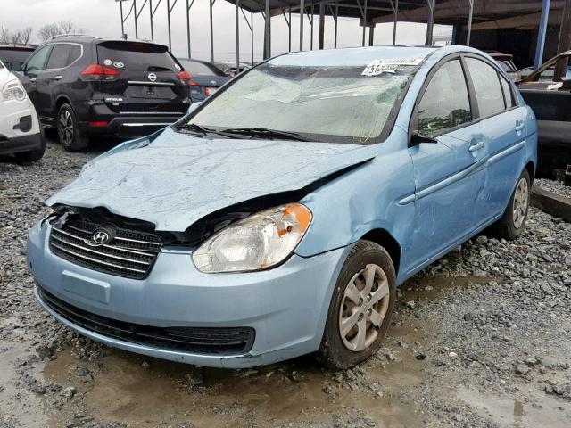 KMHCN4AC9AU489454 - 2010 HYUNDAI ACCENT GLS BLUE photo 2