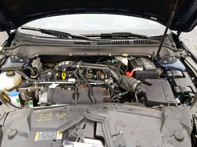 3LN6L5F9XHR601962 - 2017 LINCOLN MKZ RESERV ლურჯი ფოტო 7