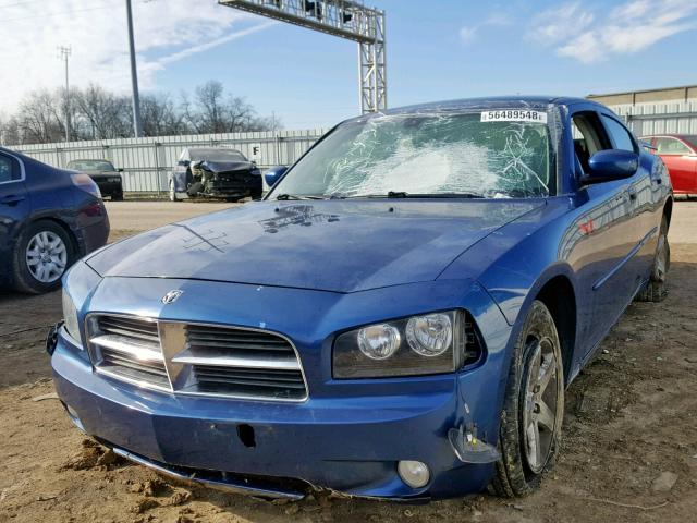 2B3CA3CV9AH287095 - 2010 DODGE CHARGER SX BLUE photo 2