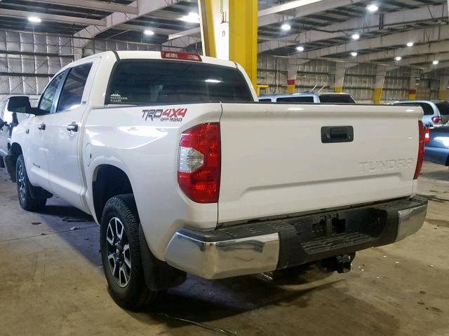 5TFDY5F14FX478221 - 2015 TOYOTA TUNDRA CRE WHITE photo 3