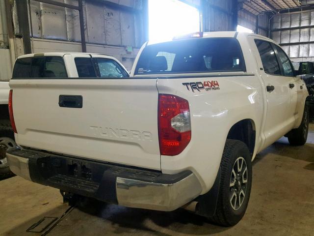 5TFDY5F14FX478221 - 2015 TOYOTA TUNDRA CRE WHITE photo 4