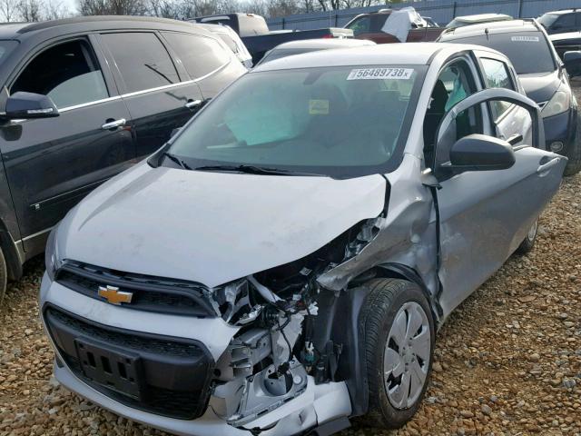 KL8CB6SA7JC478151 - 2018 CHEVROLET SPARK LS SILVER photo 2