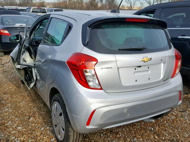 KL8CB6SA7JC478151 - 2018 CHEVROLET SPARK LS SILVER photo 3