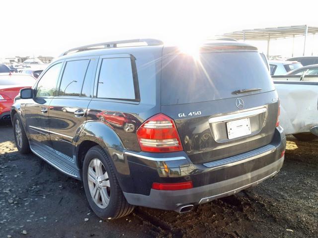 4JGBF71E57A272621 - 2007 MERCEDES-BENZ GL 450 4MA BLACK photo 3