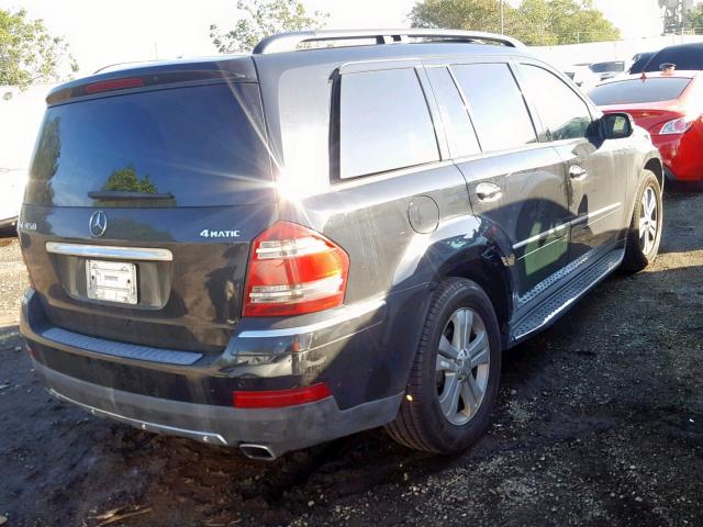 4JGBF71E57A272621 - 2007 MERCEDES-BENZ GL 450 4MA BLACK photo 4