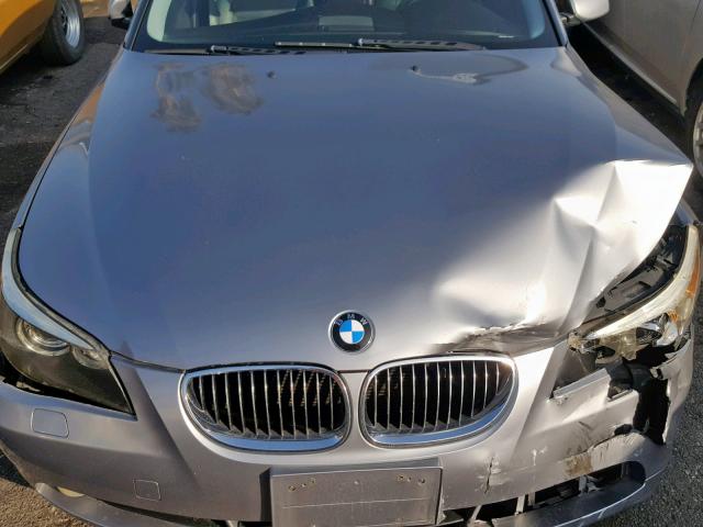 WBANE53576CK90575 - 2006 BMW 525 I SILVER photo 7