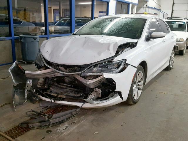 1C3CCCAB0GN156398 - 2016 CHRYSLER 200 LIMITE WHITE photo 2