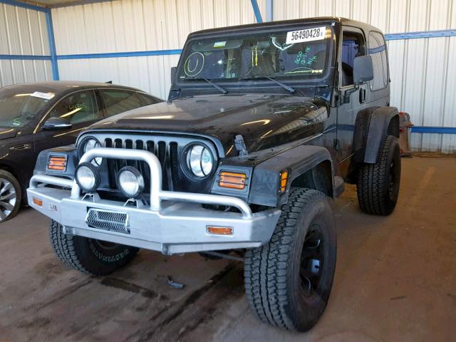 1J4FA49S41P331024 - 2001 JEEP WRANGLER / BLACK photo 2