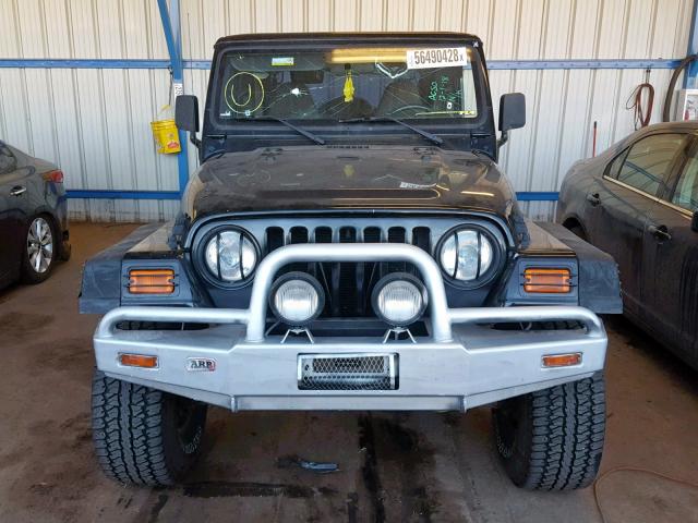 1J4FA49S41P331024 - 2001 JEEP WRANGLER / BLACK photo 9