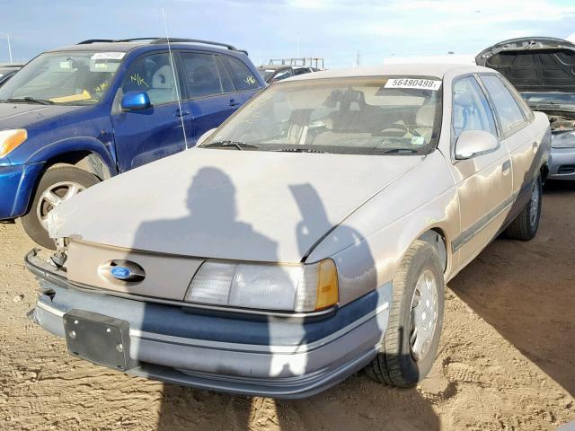 1FABP50U1KG289216 - 1989 FORD TAURUS L TAN photo 2