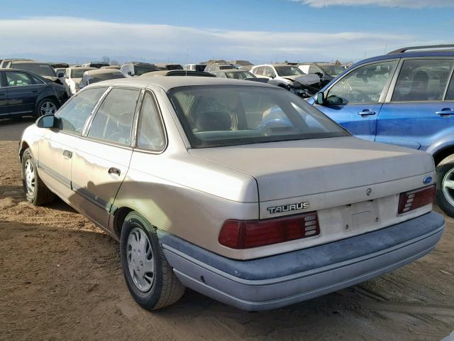 1FABP50U1KG289216 - 1989 FORD TAURUS L TAN photo 3