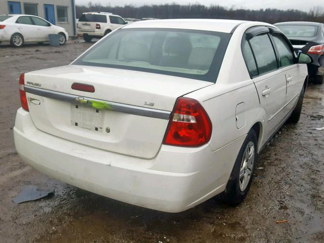 1G1ZS58F37F201947 - 2007 CHEVROLET MALIBU LS WHITE photo 4