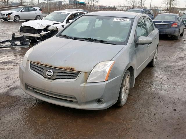 3N1AB6AP7AL680855 - 2010 NISSAN SENTRA 2.0 GRAY photo 2